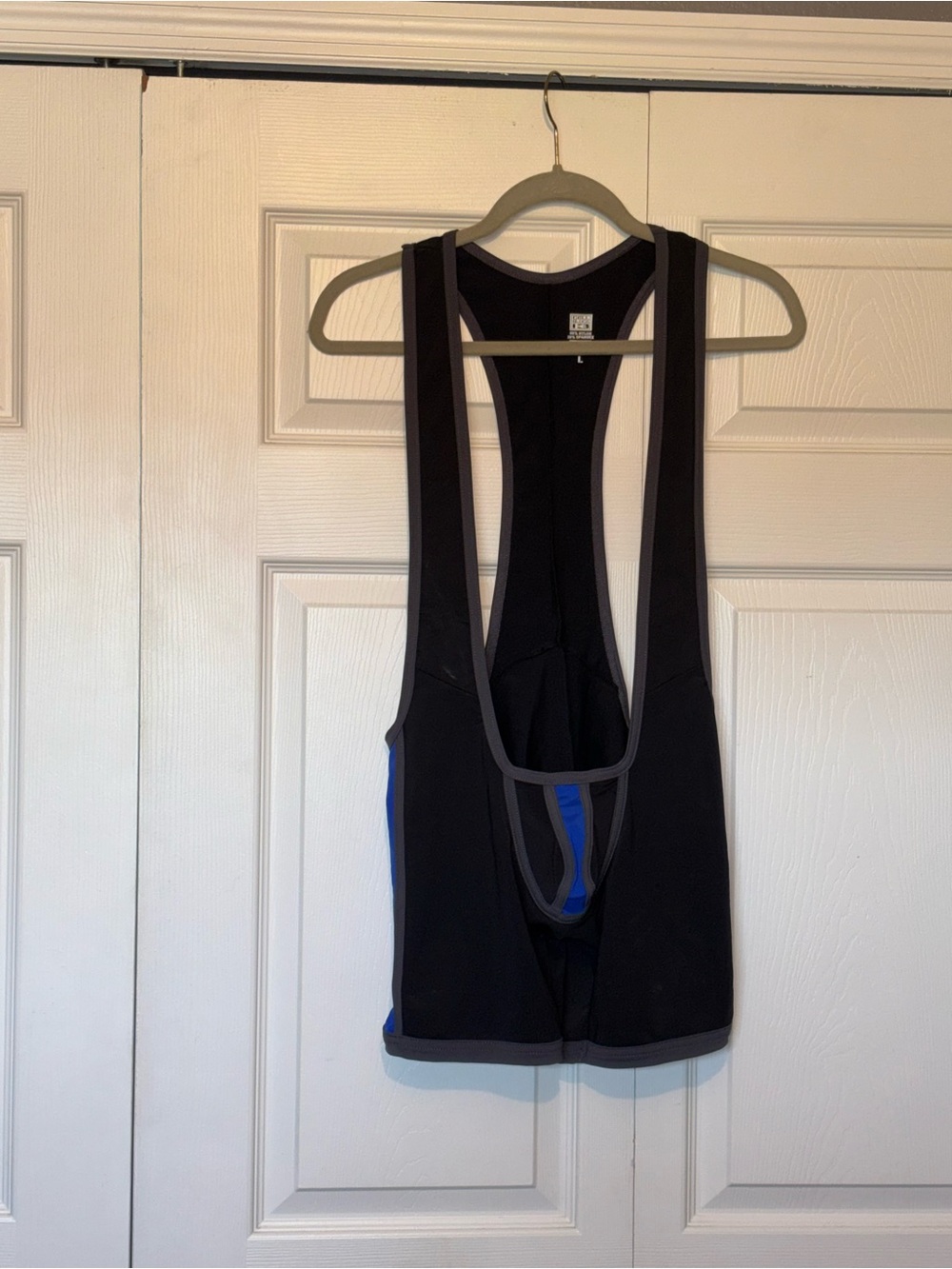 Cell Block 13 Men’s Cycling Bib Shorts – Black/Blue – Size Large